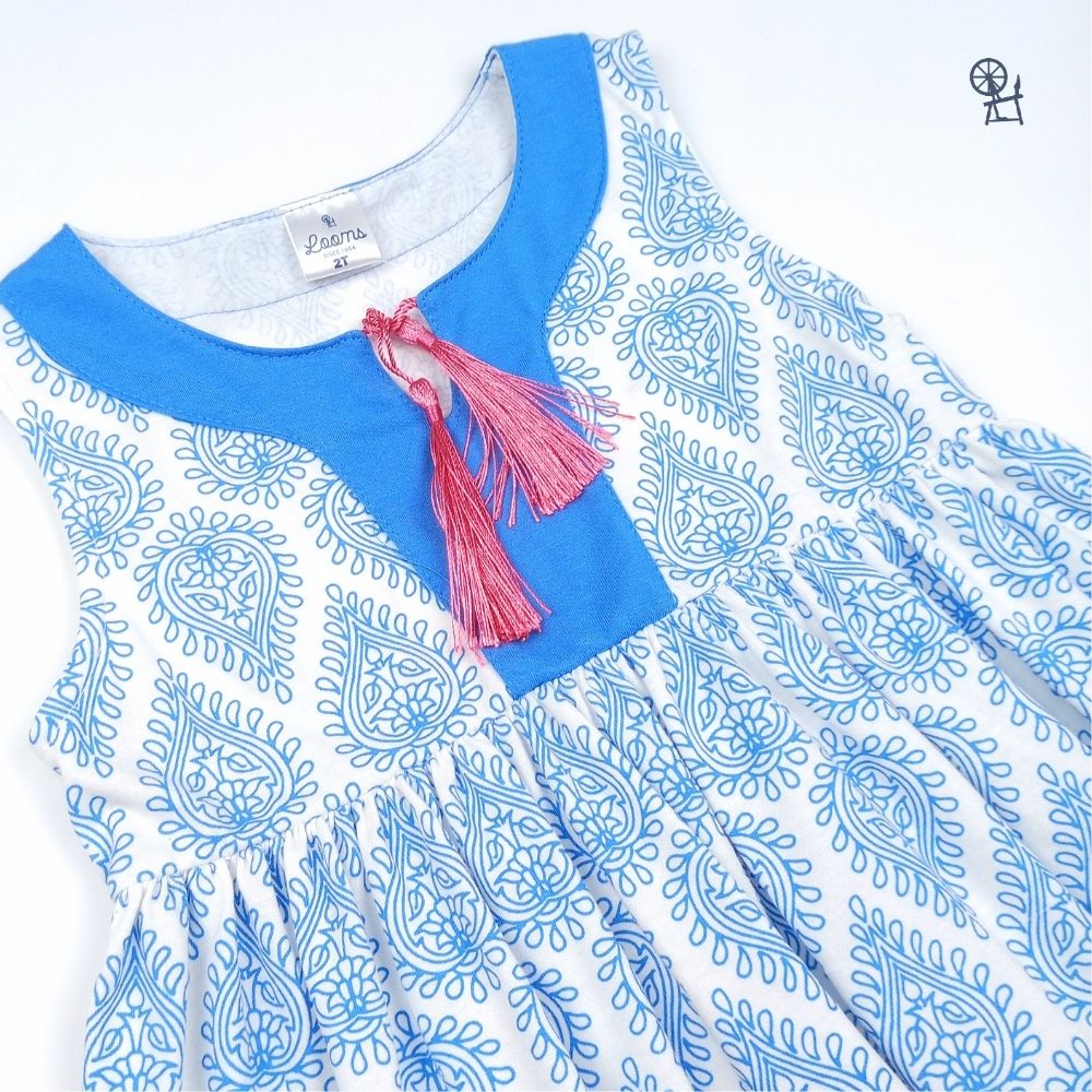 SURAMYA SLEEVELESS DRESS FOR TODDLERS 1-4 YEARS OLD