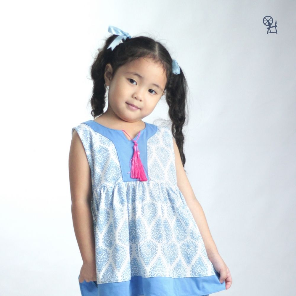 SURAMYA SLEEVELESS DRESS FOR TODDLERS 1-4 YEARS OLD