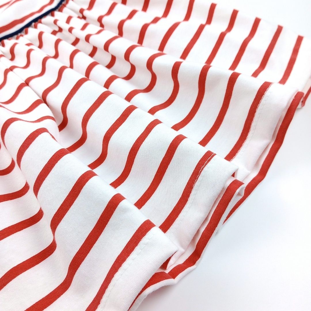 FRENCH SUMMER STRIPED DRESS FOR TODDLERS (1-3 YRS)