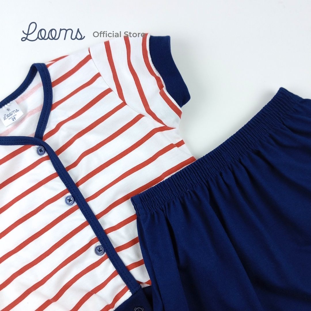FRENCH SUMMER BLOUSE AND SKIRT SET FOR TODDLERS (1-3 YRS)