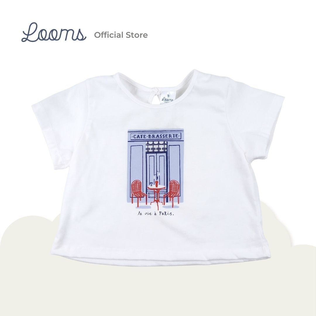 FRENCH SUMMER SHIRT AND SHORTS SET FOR TODDLERS (1-3 YRS)