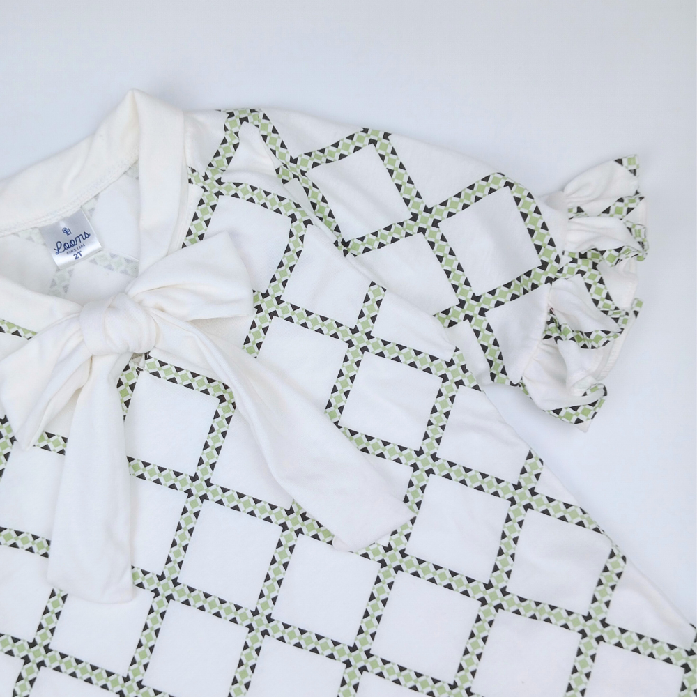 MOROCCAN LONGSLEEVED SHORT DRESS FOR TODDLERS (1-3 YEARS OLD)