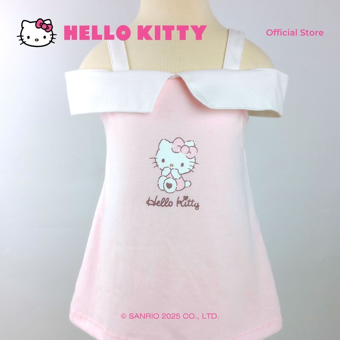 HELLO KITTY HEART DRESS AND PANTY SET FOR INFANTS 3-12 MONTHS