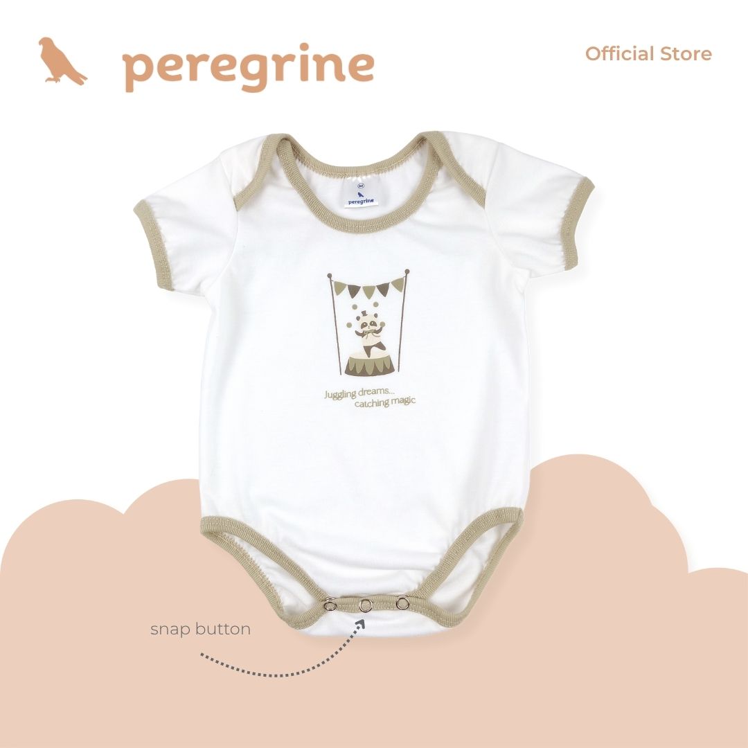PEREGRINE CIRQUE BEBE ONESIE 2 IN 1 PACK FOR NEWBORN (0-6 MOS)