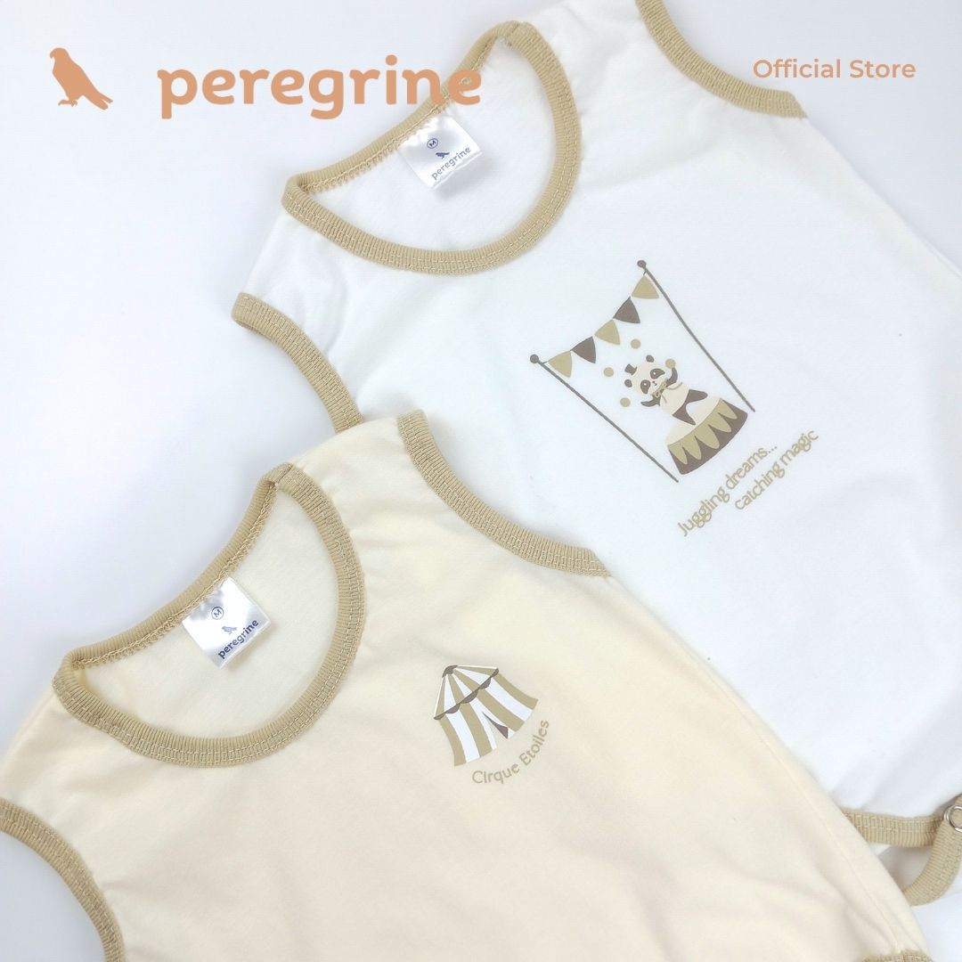 PEREGRINE CIRQUE BEBE SLEEVELESS ONESIE 2 IN 1 PACK FOR NEWBORN (0-6 MOS)