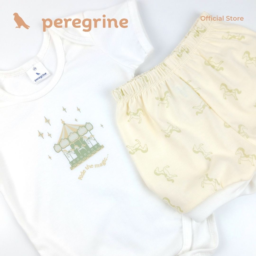 PEREGRINE CIRQUE BEBE ONESIE AND SHORTS SET FOR NEWBORN (0-6 MOS)