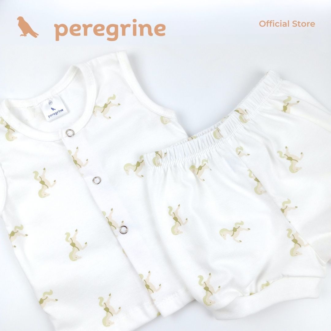PEREGRINE CIRQUE BEBE SLEEVELESS SHIRT AND SHORTS SET FOR NEWBORN (0-6 MOS)