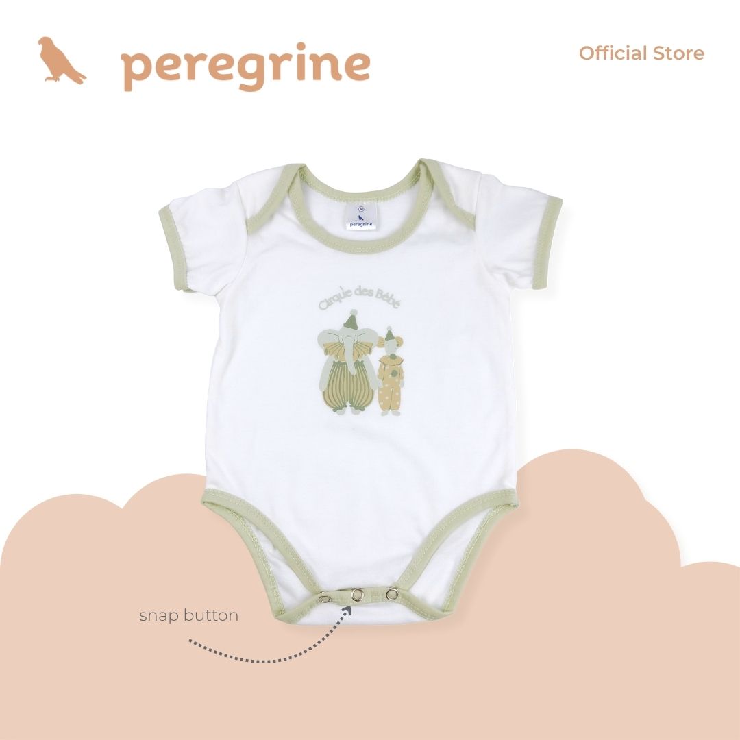 PEREGRINE CIRQUE BEBE ONESIE AND FOOTED PAJAMA SET FOR NEWBORN (0-6 MOS)