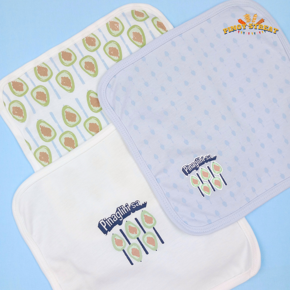 PINOY STREAT 3IN1 WASH CLOTH FOR NEWBORN (0-6 MONTHS)