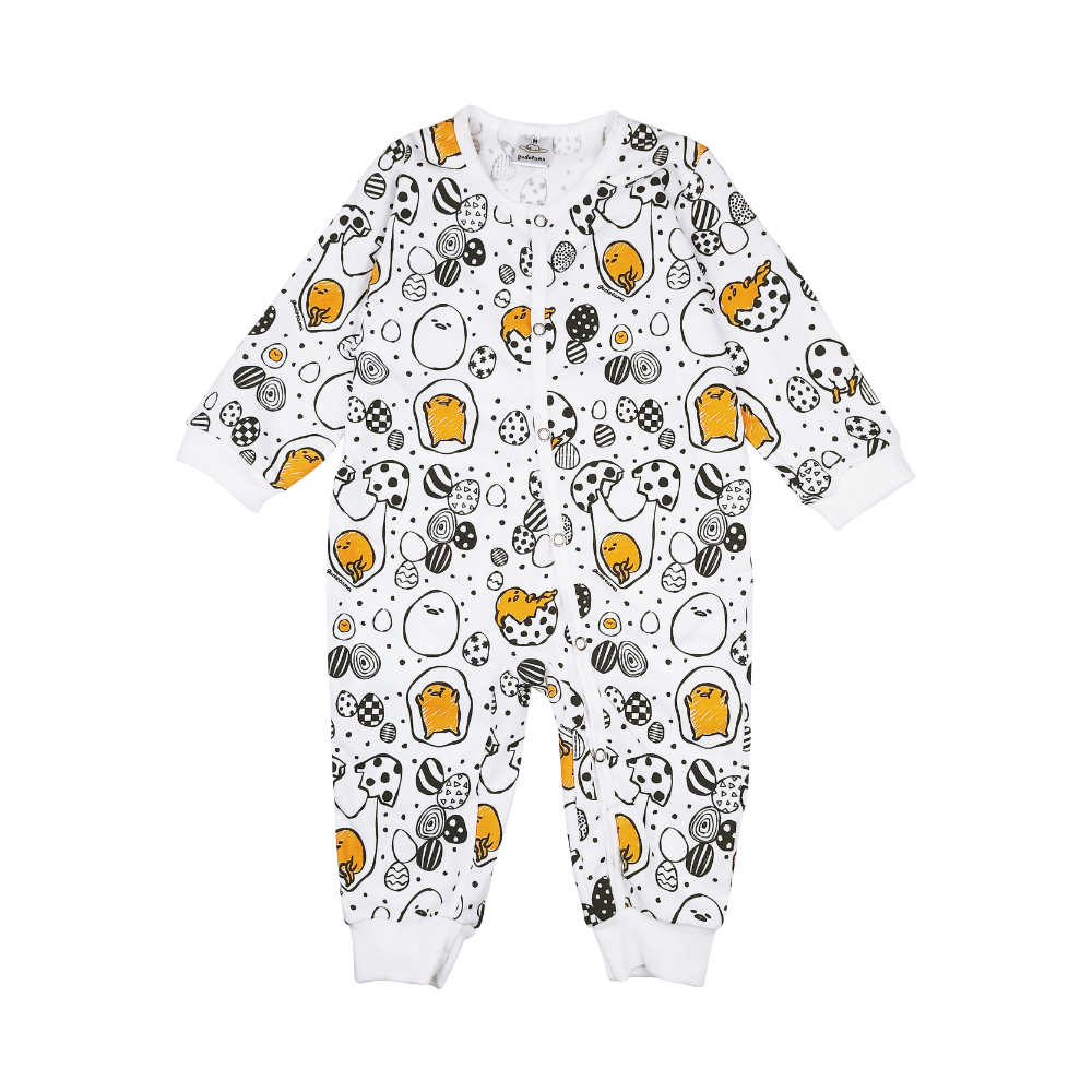 GUDETAMA PAINT FROGSUIT FOR INFANTS Looms Baby and Kids Clothing