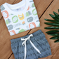 CAMPERS TSHIRT & SHORTS FOR INFANTS  (3-12 MONTHS)