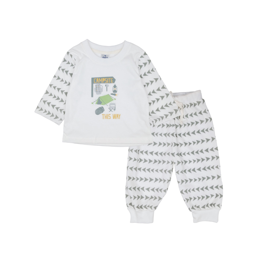 CAMPERS LONGSLEEVES & PANTS FOR INFANTS  (3-12 MONTHS)