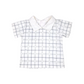 PLAIDS SHIRT AND SUSPENDER SHORTS FOR INFANTS (3-12 MONTHS)