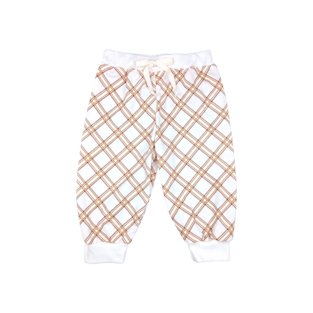 PLAIDS SWEATSHIRT AND PANTS FOR INFANTS (3-12 MONTHS)