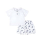 TUSCANY POLO SHIRT AND SHORTS SET FOR INFANTS 3-12 MONTHS