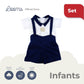 HAMPTONS SHIRT WITH SUSPENDER SHORTS SET FOR INFANTS (3-12 MOS)