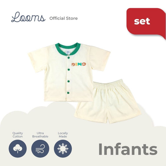 DINOVERSE BASEBALL TEE AND SHORTS SET FOR INFANTS (3-12 MOS)