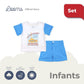 VOYAGE T-SHIRT AND SHORTS SET FOR INFANTS (3-12 MOS)