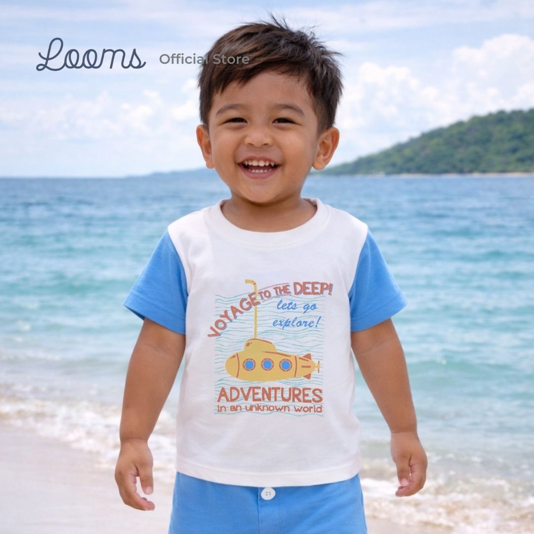 VOYAGE T-SHIRT AND SHORTS SET FOR INFANTS (3-12 MOS)