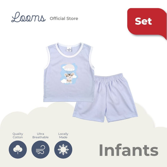 PARATROOPER MUSCLE TEE AND SHORTS SET FOR INFANTS (3-12 MOS)