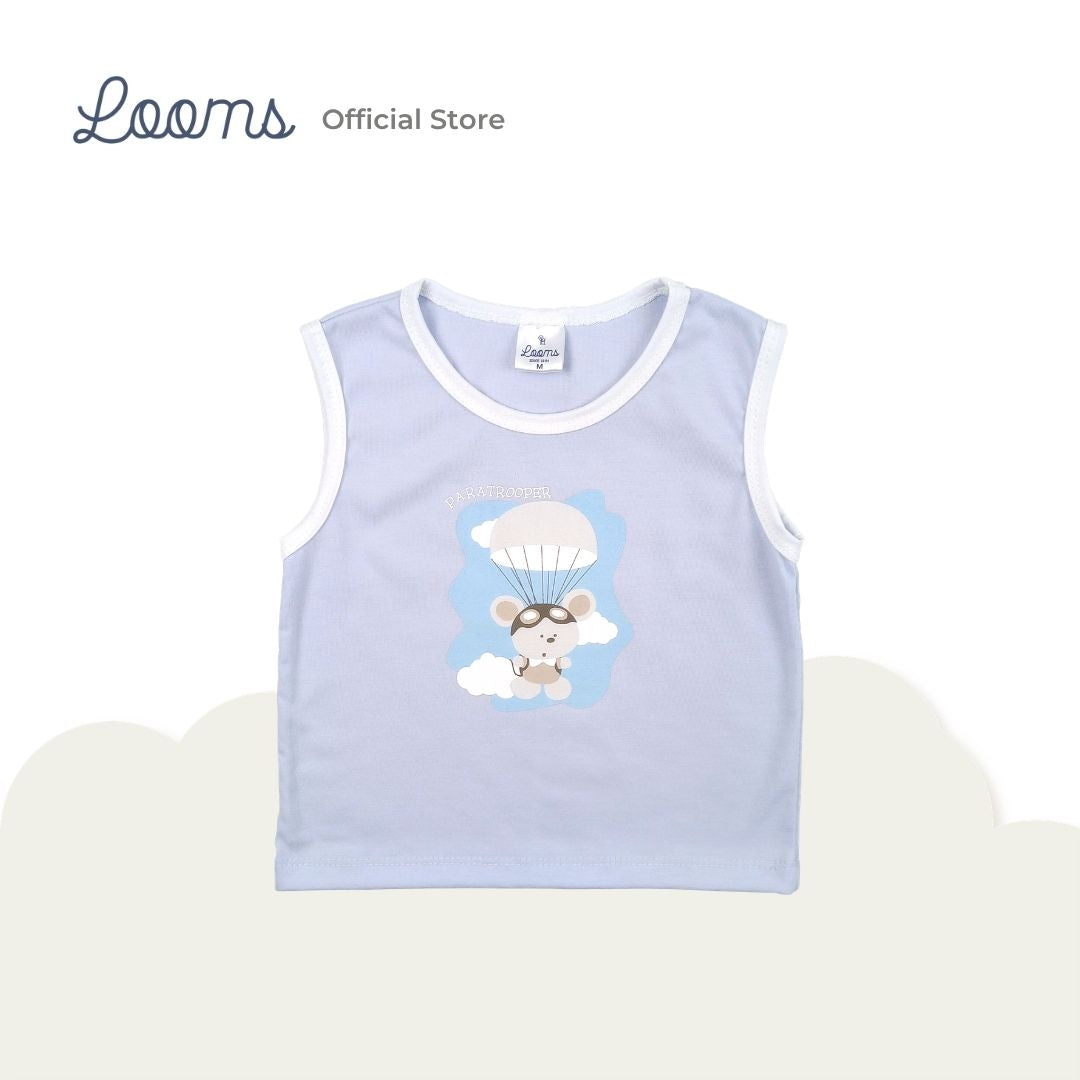 PARATROOPER MUSCLE TEE AND SHORTS SET FOR INFANTS (3-12 MOS)
