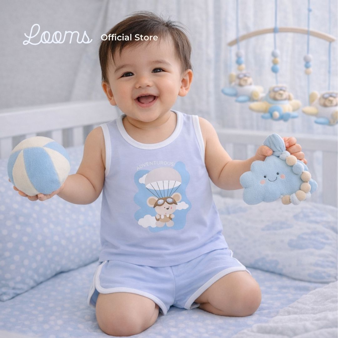 PARATROOPER MUSCLE TEE AND SHORTS SET FOR INFANTS (3-12 MOS)