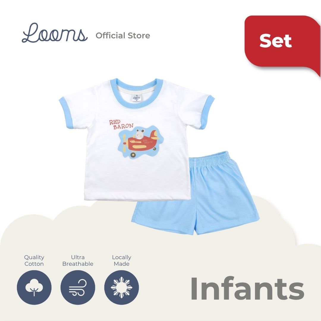 PARATROOPER T-SHIRT AND SHORTS SET FOR INFANTS (3-12 MOS)