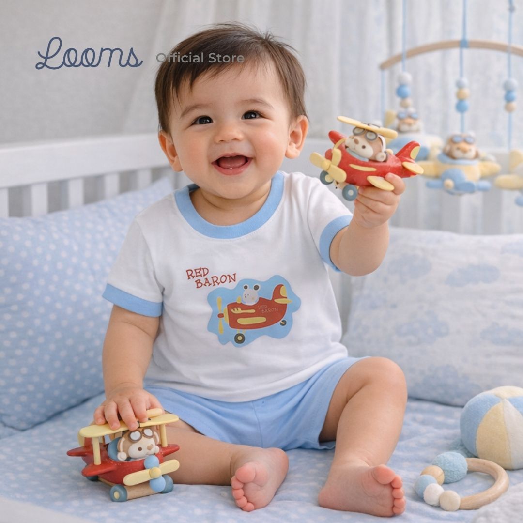 PARATROOPER T-SHIRT AND SHORTS SET FOR INFANTS (3-12 MOS)