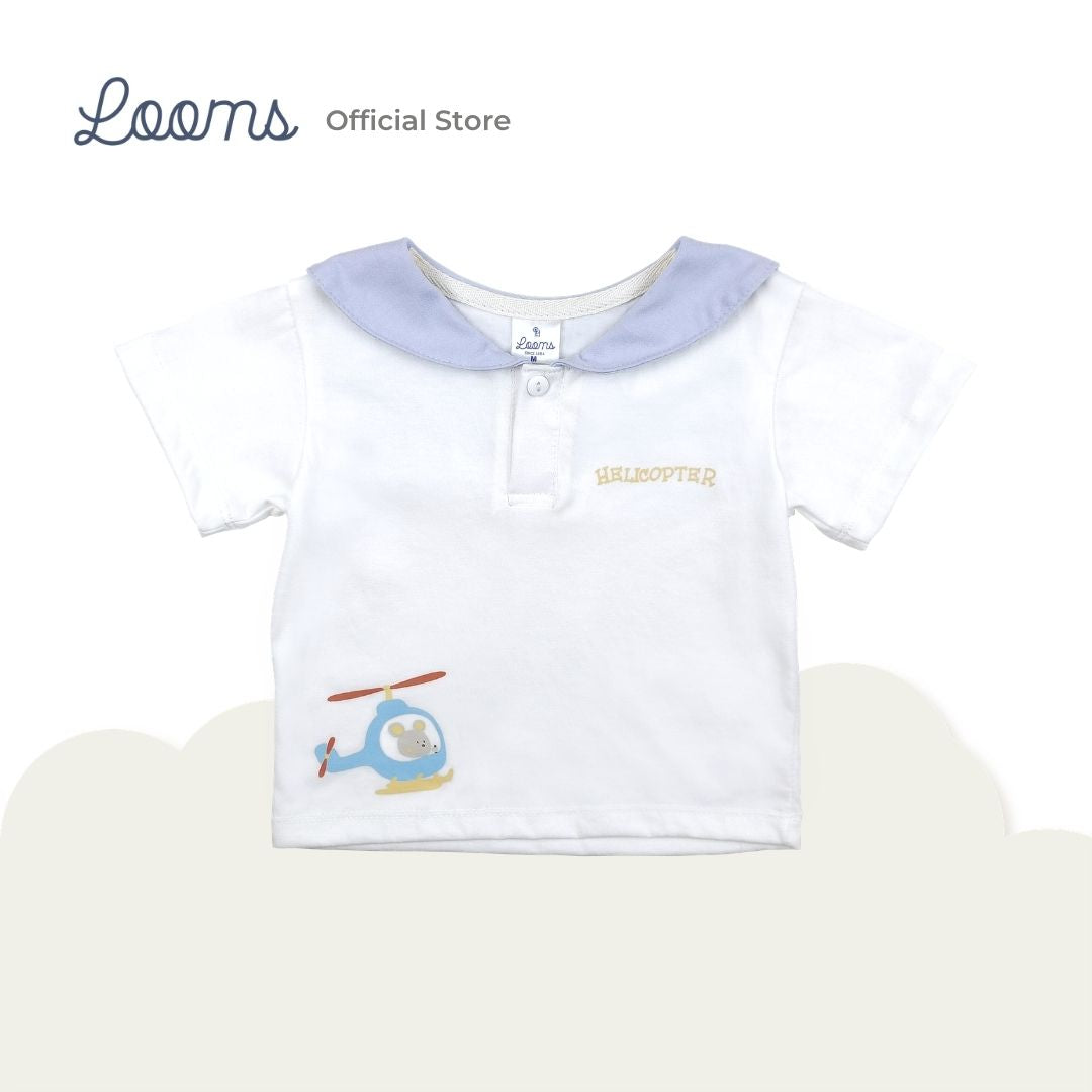 PARATROOPER COLLARED SHIRT AND SHORTS SET FOR INFANTS (3-12 MOS)