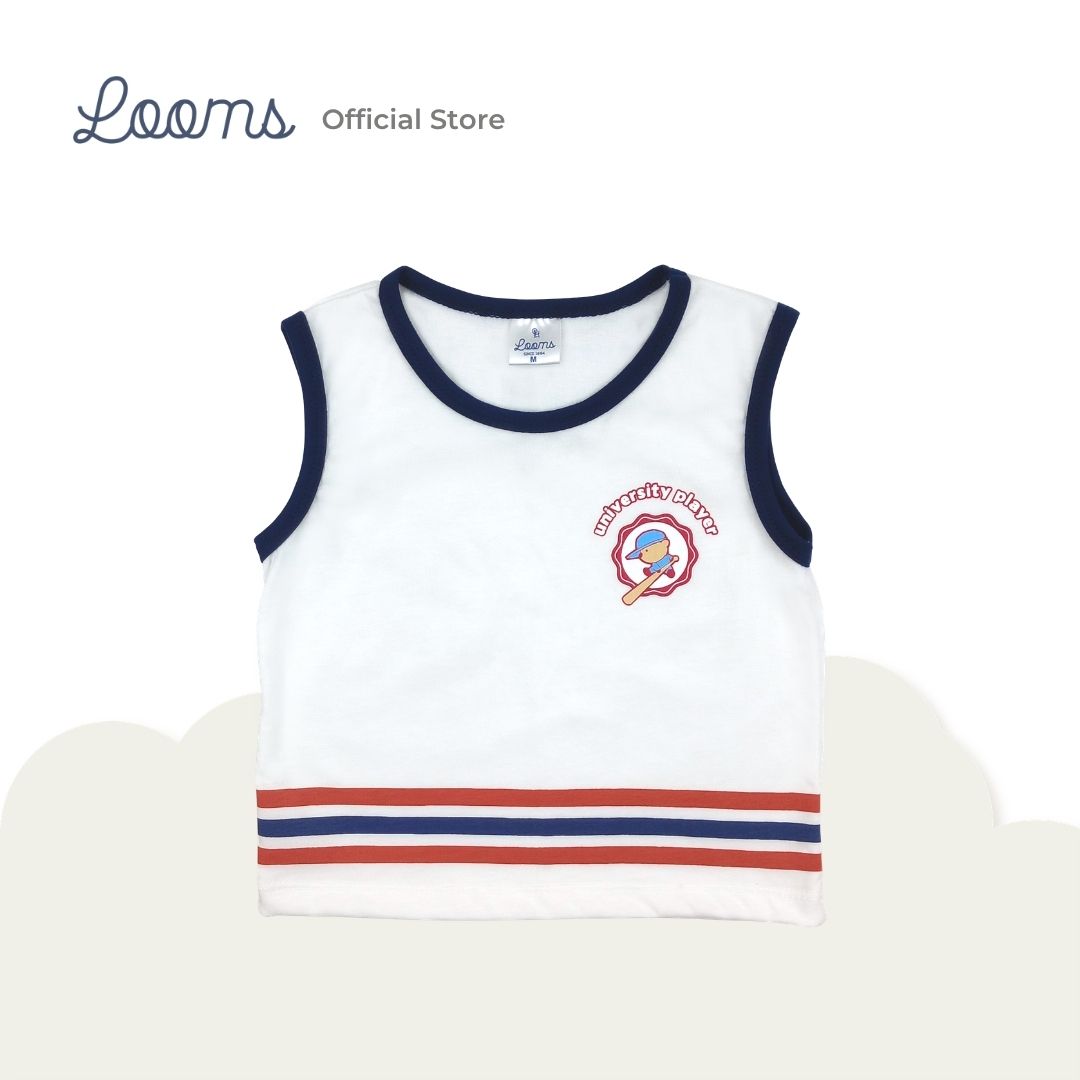 BEAR CAMPUS MUSCLE TEE AND SHORTS SET FOR INFANTS (3-12 MOS)