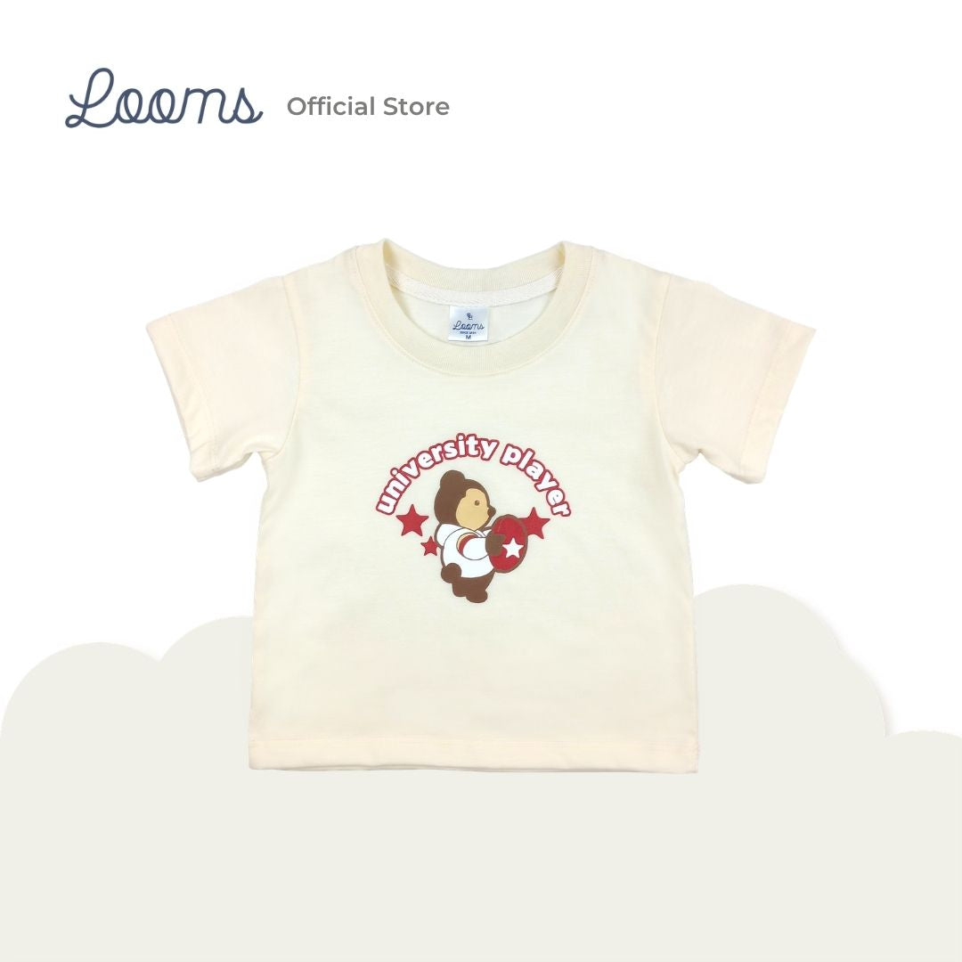 BEAR CAMPUS T-SHIRT AND SHORTS SET FOR INFANTS (3-12 MOS)