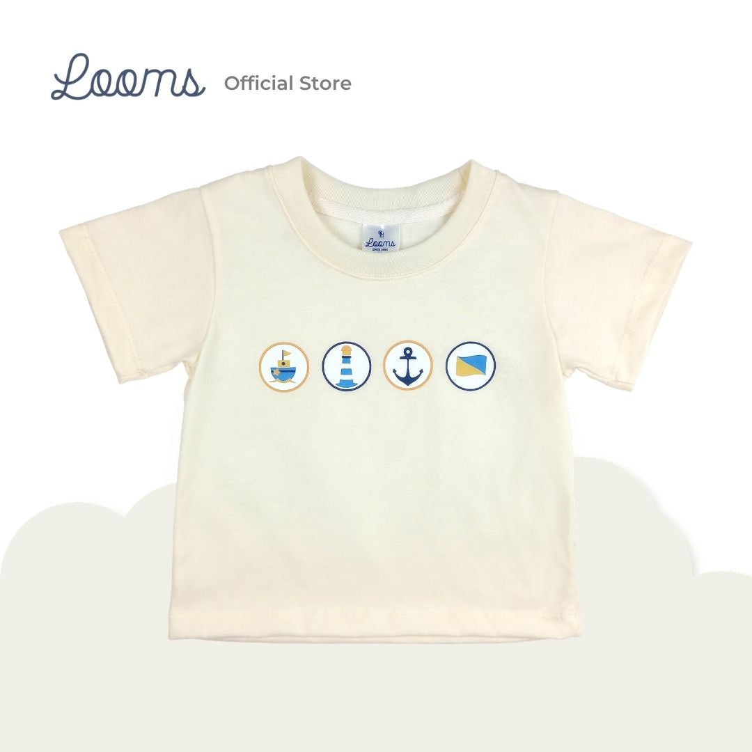 LITTLE SAILOR T-SHIRT AND SHORTS SET FOR INFANTS (3-12 MOS)