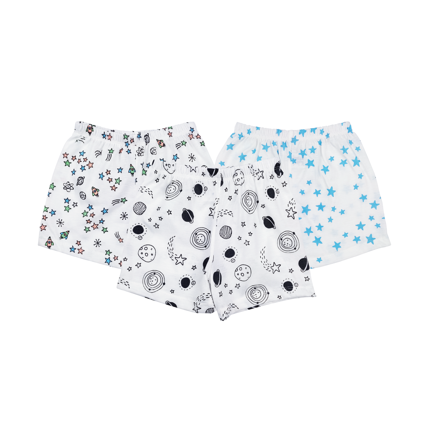 SPACE KIDS 3IN1 SHORTS FOR INFANTS