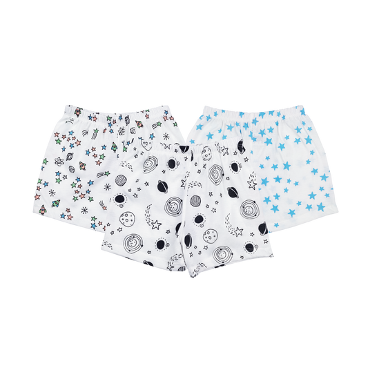 SPACE KIDS 3IN1 SHORTS FOR INFANTS