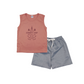 CAMPERS MUSCLE SHIRT & SHORTS FOR TODDLERS (1-3 YRS OLD)