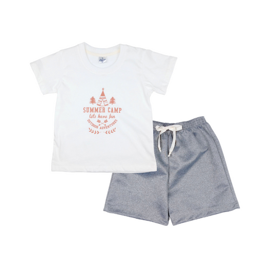 CAMPER TSHIRT & SHORTS FOR TODDLERS (1-3 YRS OLD)