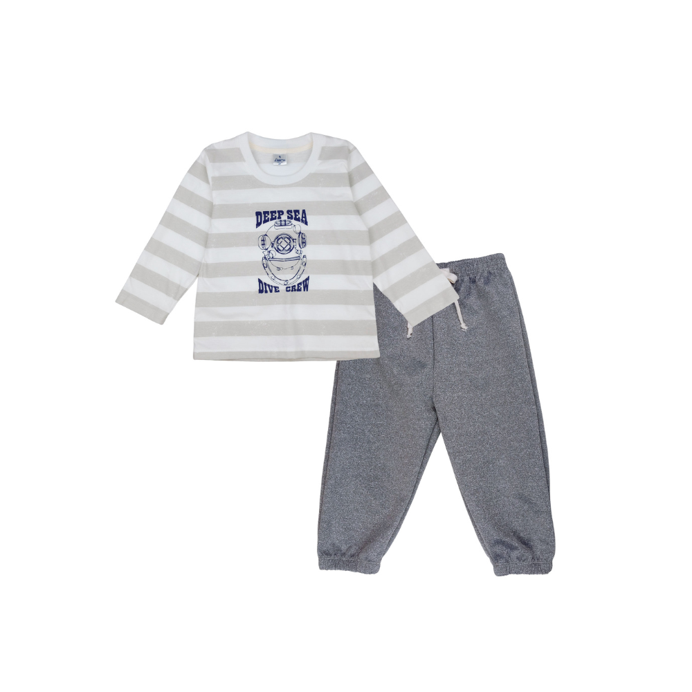 DEEP SEA SWEATER & PANTS FOR TODDLERS (1-3 YRS OLD)