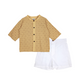 MOROCCAN LINEN LONGSLEEVED TOP & SHORTS FOR TODDLERS (1-3 YEARS OLD)