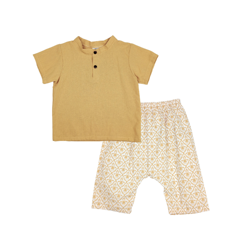 MOROCCAN SHIRT AND PANTS FOR TODDLERS (1-3 YEARS OLD)