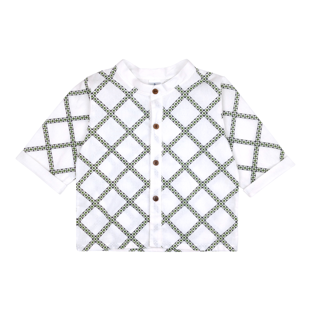 MOROCCAN BUTTONED DOWN & SHORTS FOR TODDLERS (1-3 YEARS OLD)