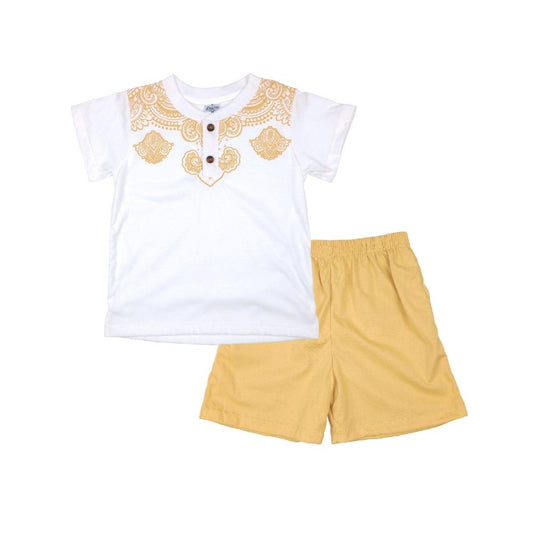 SURAMYA SHIRT AND SHORTS FOR TODDLERS 1-4 YEARS OLD