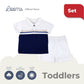 FRENCH SUMMER POLO SHIRT AND SHORTS SET FOR TODDLERS (1-3 YRS)