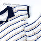FRENCH SUMMER COLLARED SHIRT AND SHORTS SET FOR TODDLERS (1-3 YRS)