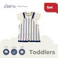 FRENCH SUMMER T-SHIRT AND JUMPER SHORTS SET FOR TODDLERS (1-3 YRS)