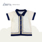 FRENCH SUMMER BUTTON DOWN SHIRT AND SHORTS SET FOR TODDLERS (1-3 YRS)