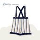 FRENCH SUMMER SHIRT AND SUSPENDER SHORTS SET FOR TODDLERS (1-3 YRS)