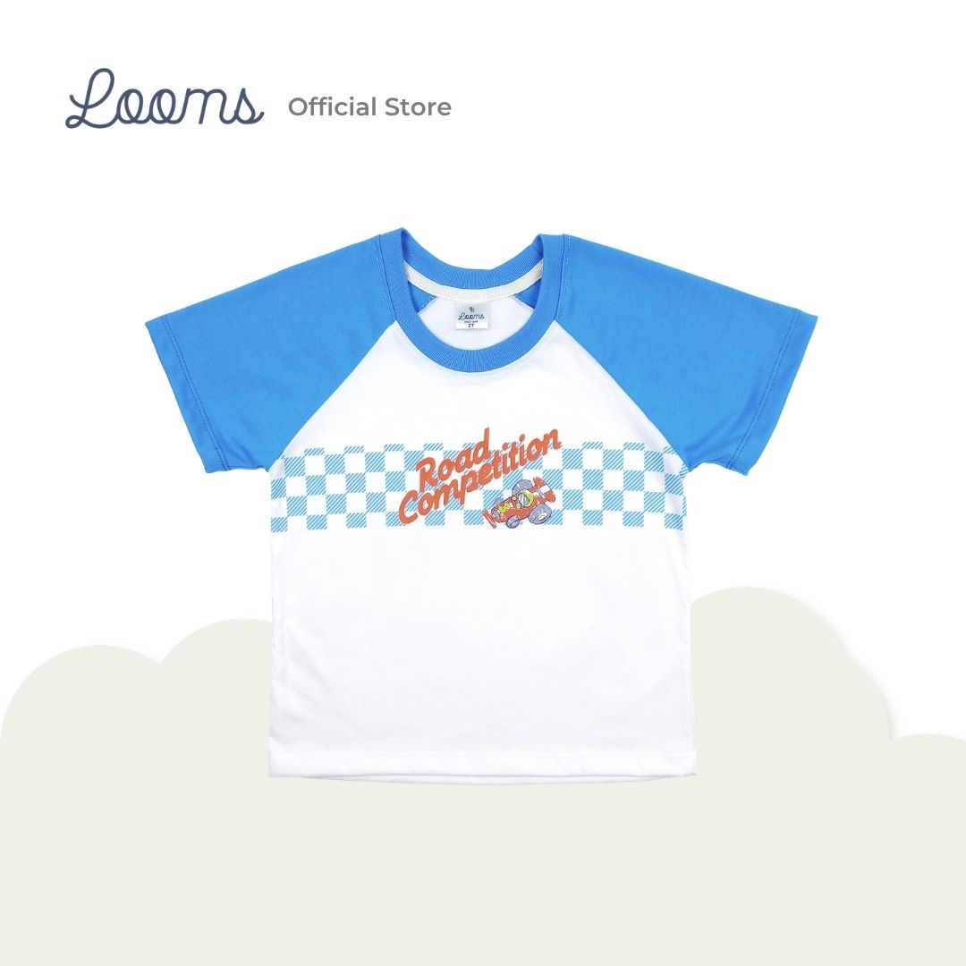 RACER T-SHIRT AND SHORTS SET FOR TODDLERS (1-3 YRS)
