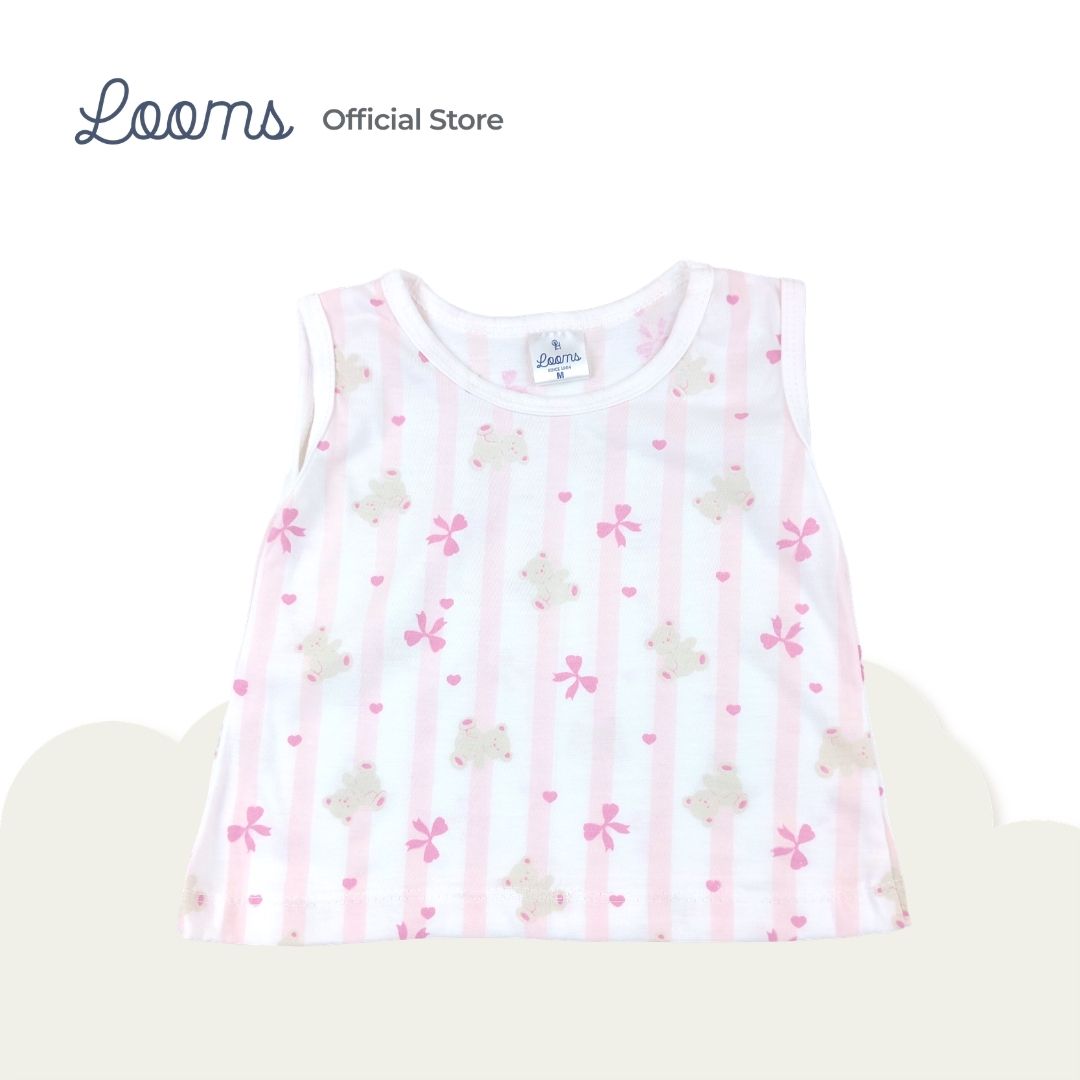 PINK TEDDY 3 IN 1 (3 PCS. PACK) BASICS FOR GIRLS INFANT TO TODDLER (0-3 YRS)