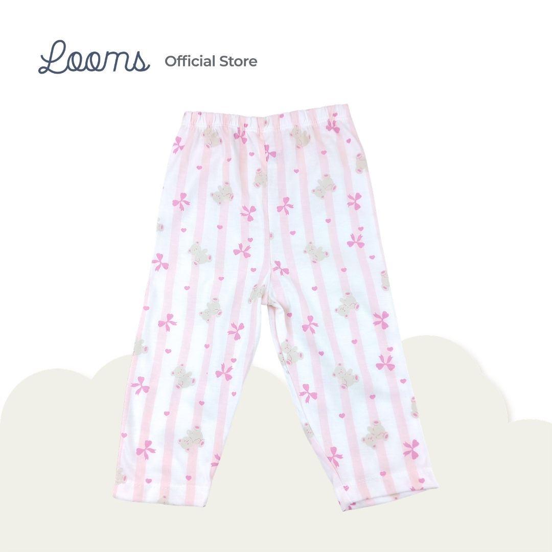 PINK TEDDY 3 IN 1 (3 PCS. PACK) BASICS FOR GIRLS INFANT TO TODDLER (0-3 YRS)