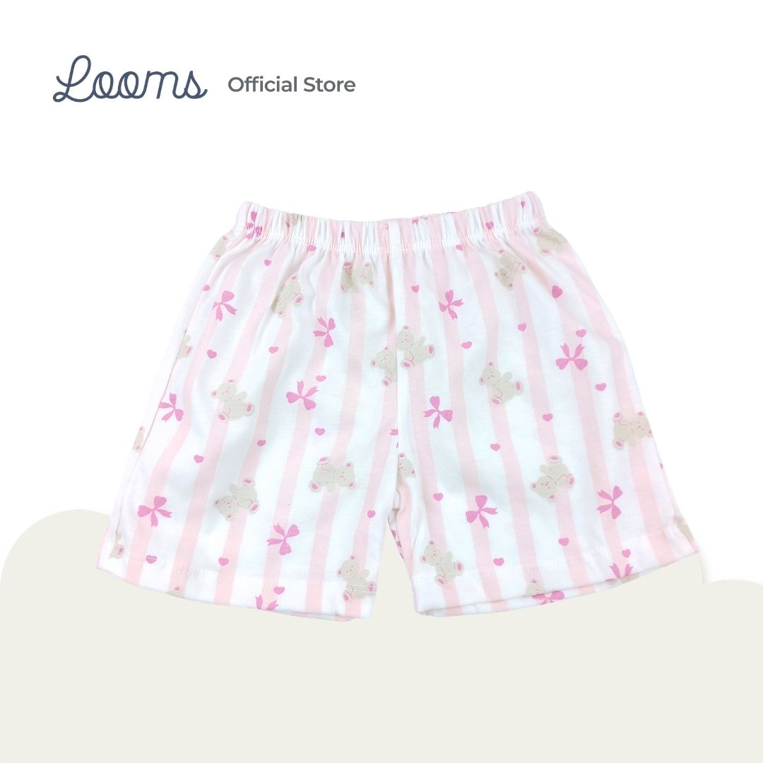 PINK TEDDY 3 IN 1 (3 PCS. PACK) BASICS FOR GIRLS INFANT TO TODDLER (0-3 YRS)